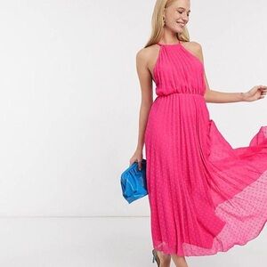 ASOS Pleated Halter Dress‎